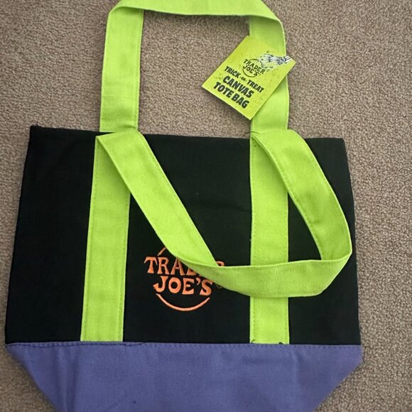 Trader Joe's Mini Canvas Tote - Halloween - Picture 2 of 2